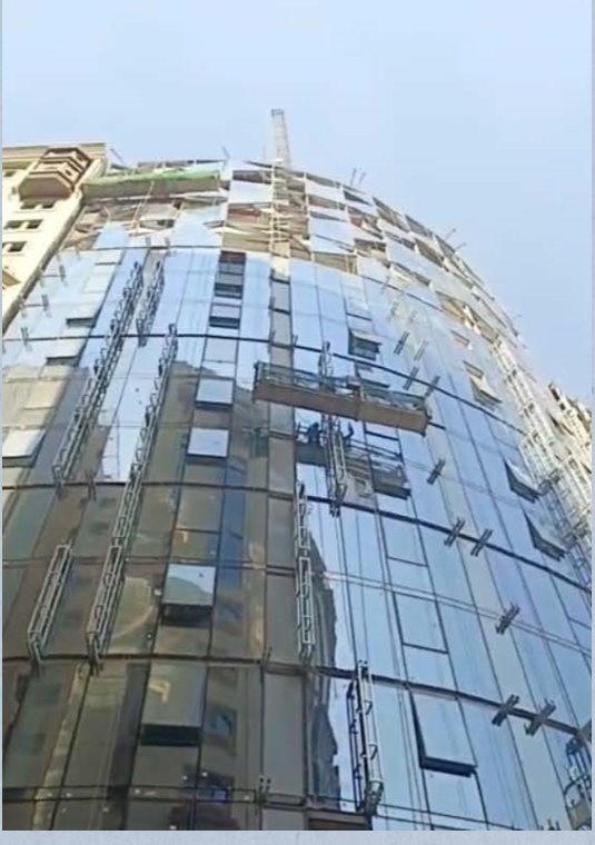 Aluminum framing and glass works at Sheraton Hotel Al Madina